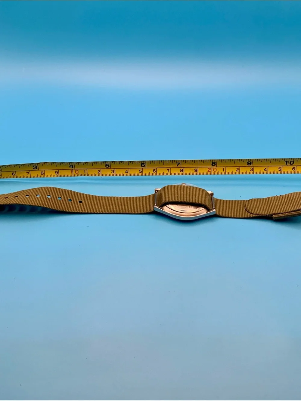 Men’s Military Field Quartz Wristwatch Nylon Strap Working New Battery